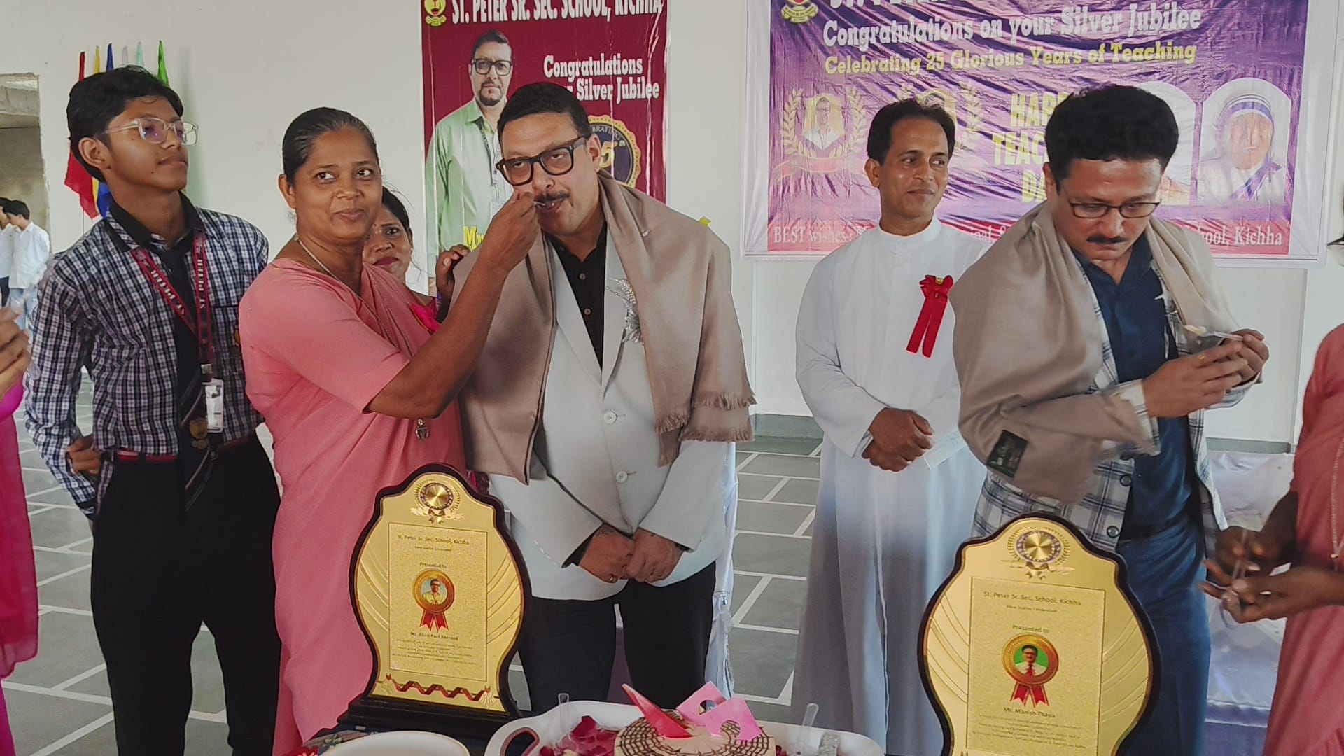 Silver Jublee of two teacher's