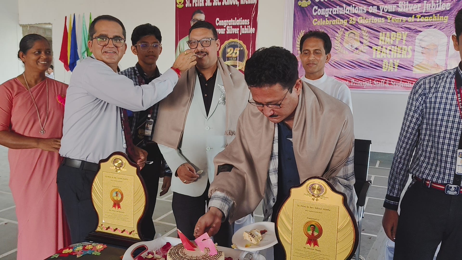 Silver Jublee of two teacher's