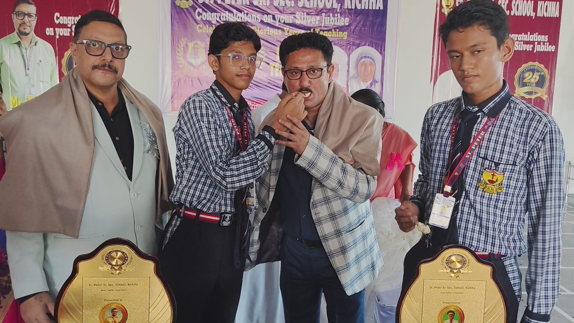 Silver Jublee of two teacher's