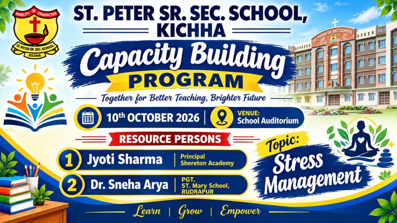 CAPACITY BUILDING PROGRAME (STRESS MANAGEMENT)